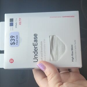 NWT lululemon 3 pack underease high rise bikini xs